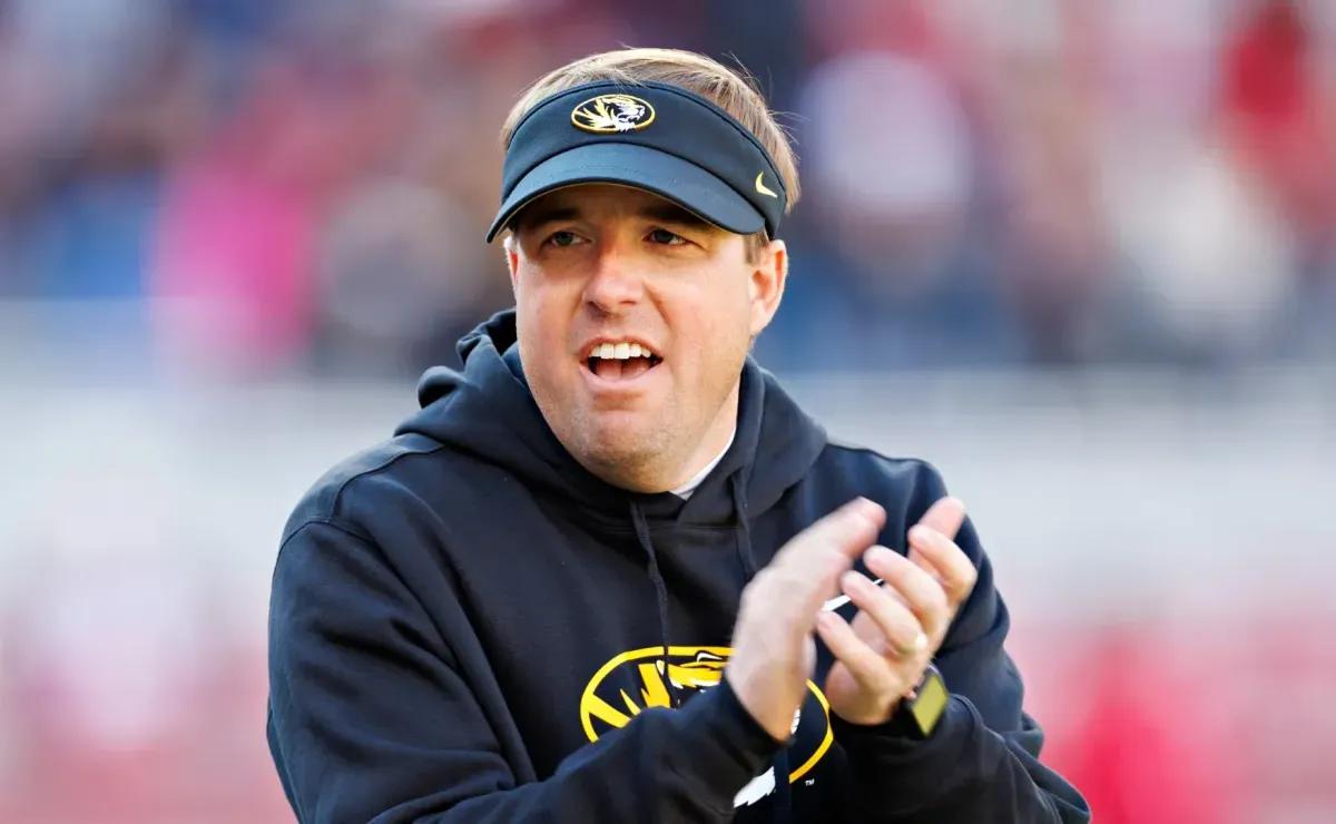 Missouri HC Eli Drinkwitz breaks silence on the rumors linking him to LSU with a stern admission