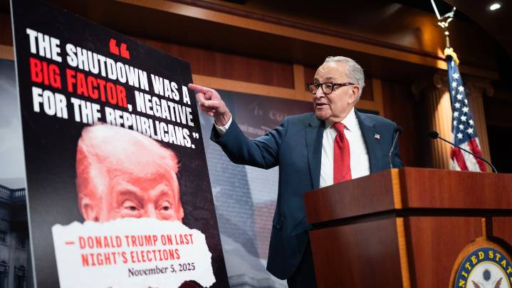 Democrats tap the brakes on ending government shutdown