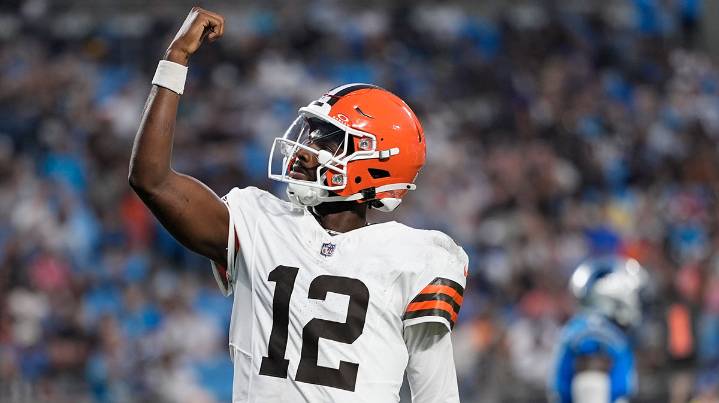 Browns’ Shedeur Sanders drops mic on haters after first career win