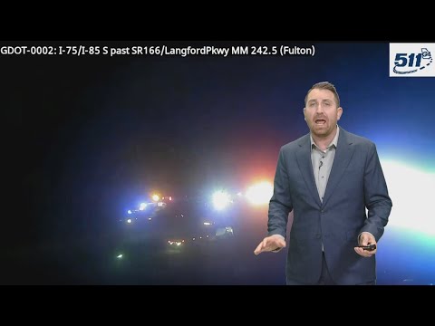 TRAFFIC RED ALERT: I-75/85 North closed after police chase ends with crashes