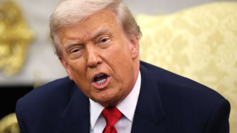 Trump, molesto por pregunta sobre el caso Epstein