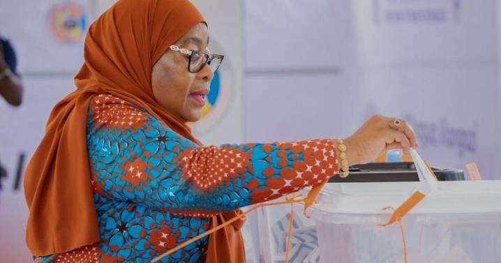 La presidenta de Tanzania gana elecciones disputadas con el 97% de los votos, según datos oficiales