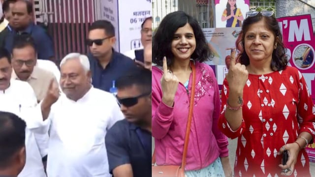 Bihar Election 2025 Phase 1: 13.13% Voter Turnout by 9 AM, Triangular Contest Between NDA, Mahagathbandhan, and Jan Suraaj