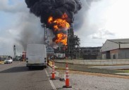 Reportan fuerte explosión e incendio en Planta Petrocedeño de Anzoátegui