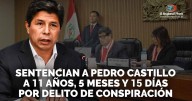 Pedro Castillo es condenado por conspiración para rebelión y absuelto de otros cargos