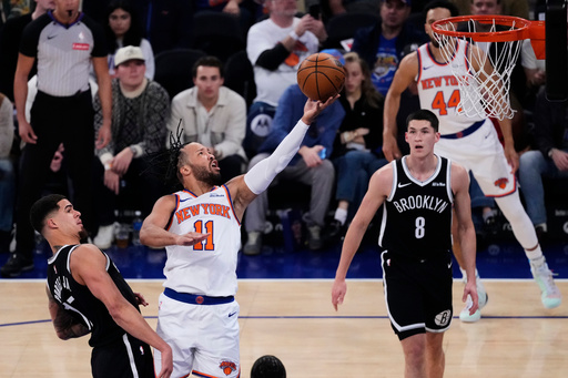 Knicks siguen imparables y aplastan 134-98 a Nets para lograr su cuarta victoria al hilo