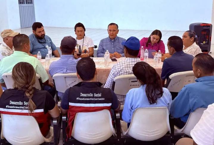 Autoridades verifican avances de pavimentación en calles Unión y 5 de Mayo de Miraflores