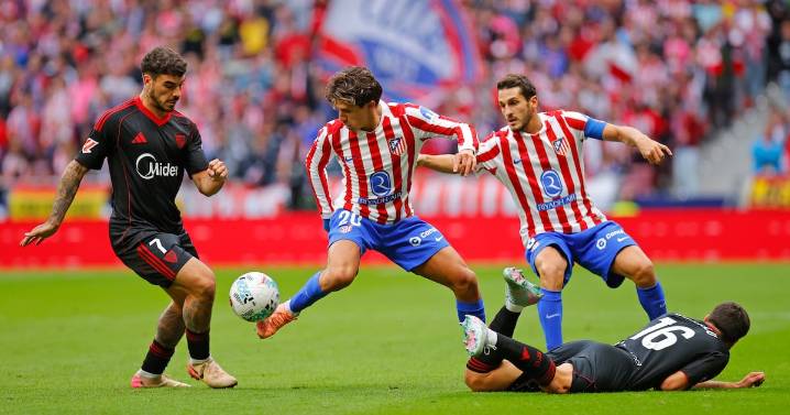 Con Gabriel Suazo como titular: el Atlético de Madrid golea al Sevilla y le propina su tercera derrota seguida en LaLiga