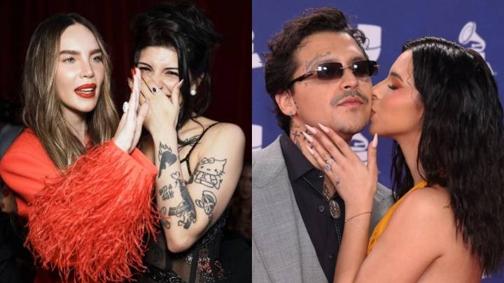 Ángela Aguilar reacciona al encuentro de Belinda y Cazzu, así presume su felicidad con Nodal