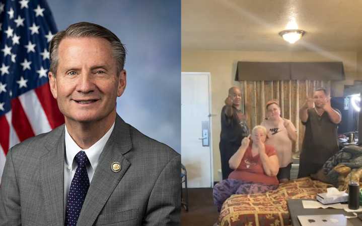 ‘Get Off Your Fat Ass’: GOP Rep. Lashes Out at Randos Flipping off Trump