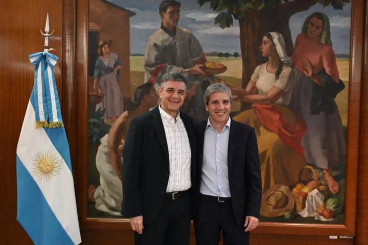 Jorge Macri se reunió con Luis Caputo y le reclamó la deuda por los fondos de coparticipación
