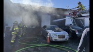 Fire crews extinguish commercial blaze on North Witchduck Road