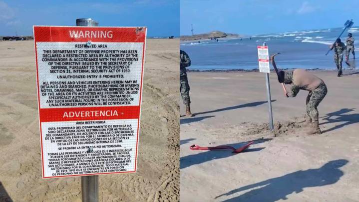 Gobierno de EUA Confirmó la Contratación de Empresa para Colocar Letreros en Playa Bagdad