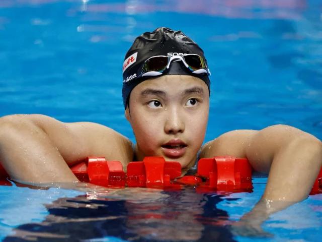 China's 13-year-old Yu claims first Asian record at National Games