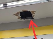 Hace boquete en azotea de Elektra en CDMX y entra a robar