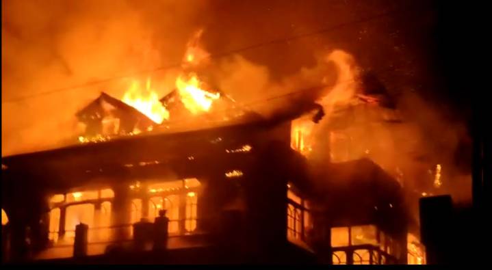 North Kashmir: Fire Destroys Two Residential Houses