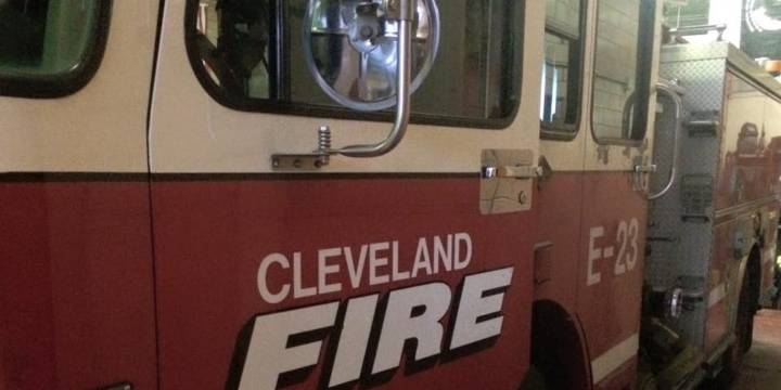 One in critical condition in Cleveland house fire