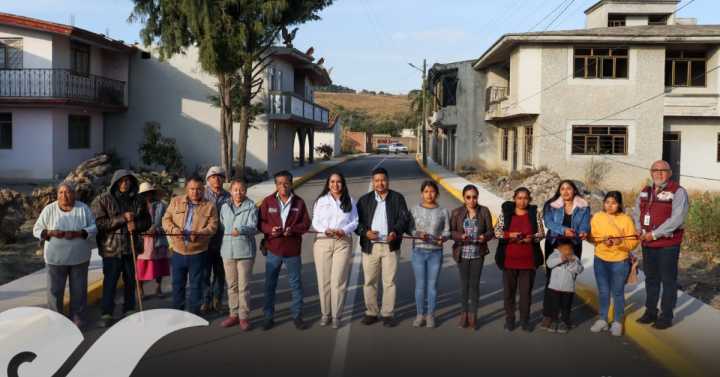 Gobierno de Tonantzin Fernández cumple con obra para habitantes de San Gregorio Zacapechpan