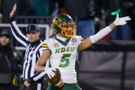Where to watch NDSU North Dakota State Bison vs Northern Iowa Panthers college football streaming live on demand today with these promo trial deals; TV channel, spread, odds, kickoff time