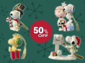 Lenox is offering up to 50% off its Peanuts collection, just in time for holiday decorating