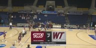 Lady Buffs volleyball falls to Texas Woman’s in LSC quarterfinals