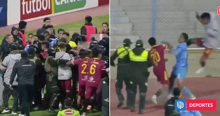 Escándalo en el fútbol boliviano: batalla campal, 17 expulsados y gas pimienta tras Oruro