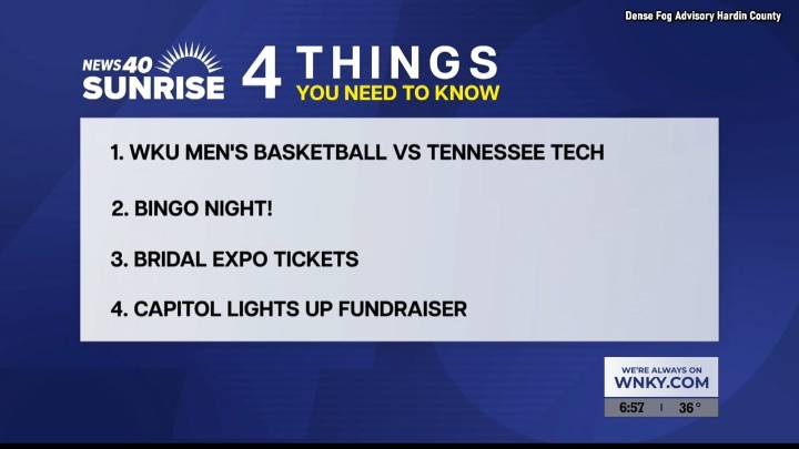 4 Things You Need to Know: November 3, 2025