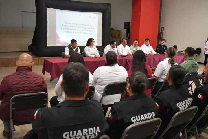 Brinda SSPT capacitación en materia de Seguridad Pública a personal de Tamatán