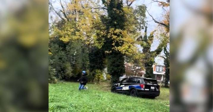 Baltimore Police officer indicted after viral video shows him chasing person with vehicle