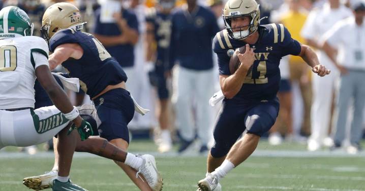Navy takes on No. 10 Notre Dame without star quarterback Blake Horvath