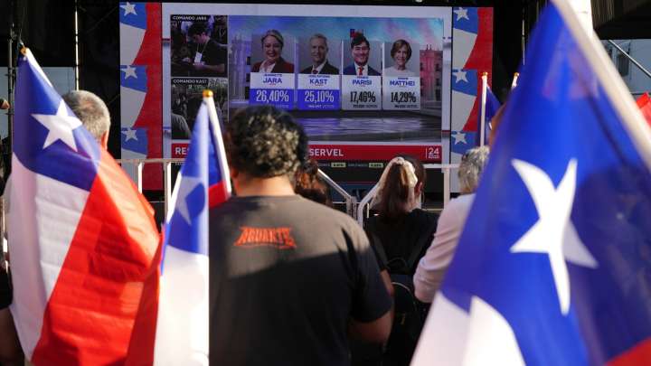 Chilean leftist Jara narrowly leads far-right’s Kast in first round presidential vote
