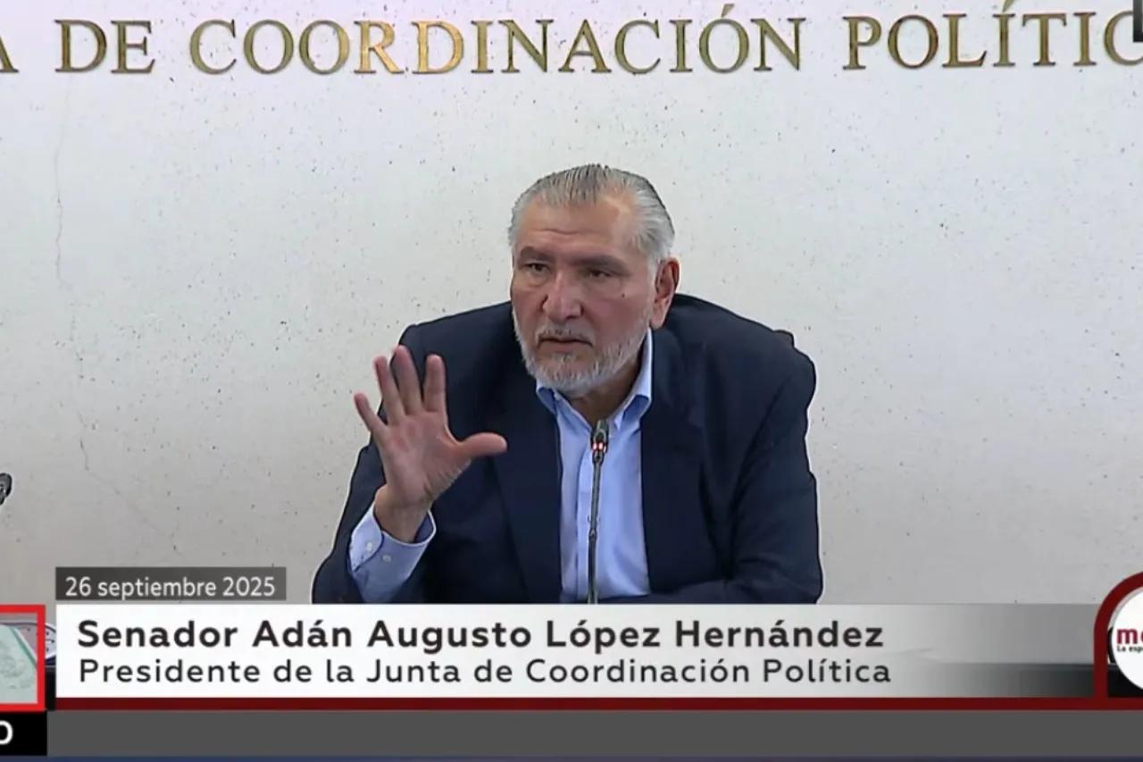 Sheinbaum y Adán Augusto sostienen reunión privada en Palacio Nacional