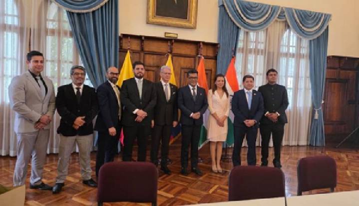 MoS Margherita Holds Talks With Ecuadorian Ministers To Boost Bilateral Cooperation