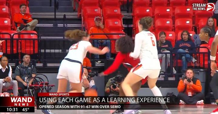 Illinois women using each game as learning experience with newer team