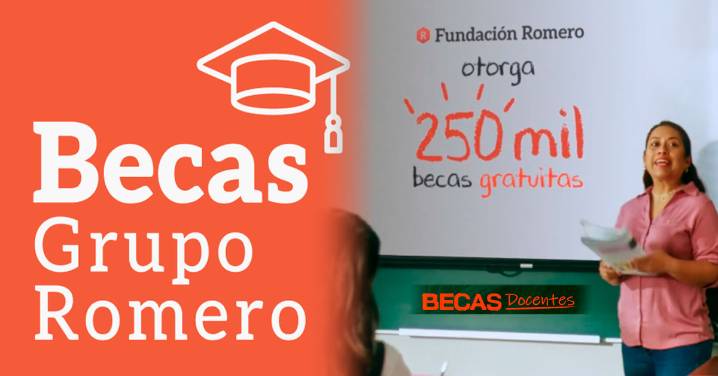 Fundación Romero lanza el programa "Becas Docentes": Ofrece 250 mil becas gratuitas de capacitación