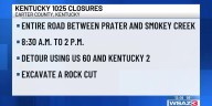 Kentucky 1025 closures