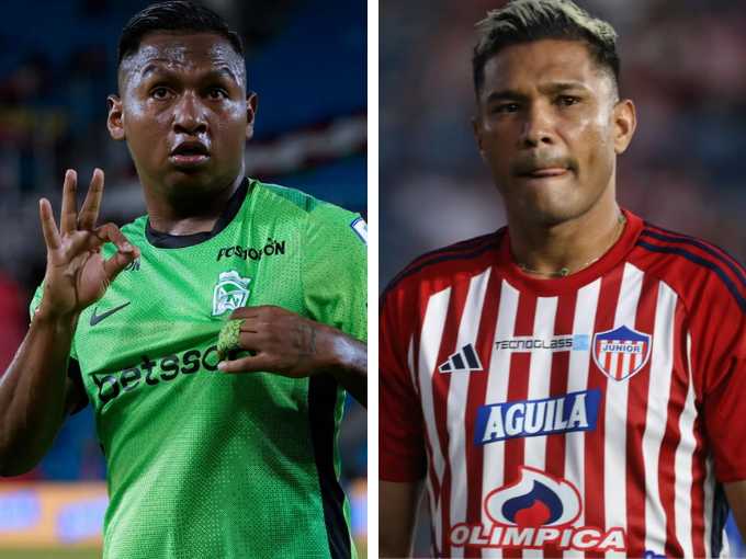 Esto se dijeron Alfredo Morelos y Teófilo Gutiérrez al descanso del Nacional vs. Junior -