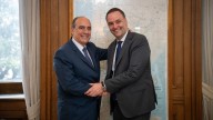 Transición en el Gobierno nacional: Manuel Adorni se reunió con Guillermo Francos en la Casa Rosada