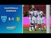 Guatemala vs. Surinam (3-1): resultado, resumen y goles por Eliminatorias Concacaf 