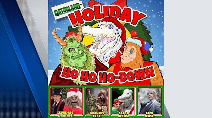 Experience Florida’s festive side at Gatorland’s Holiday Ho, Ho, Ho