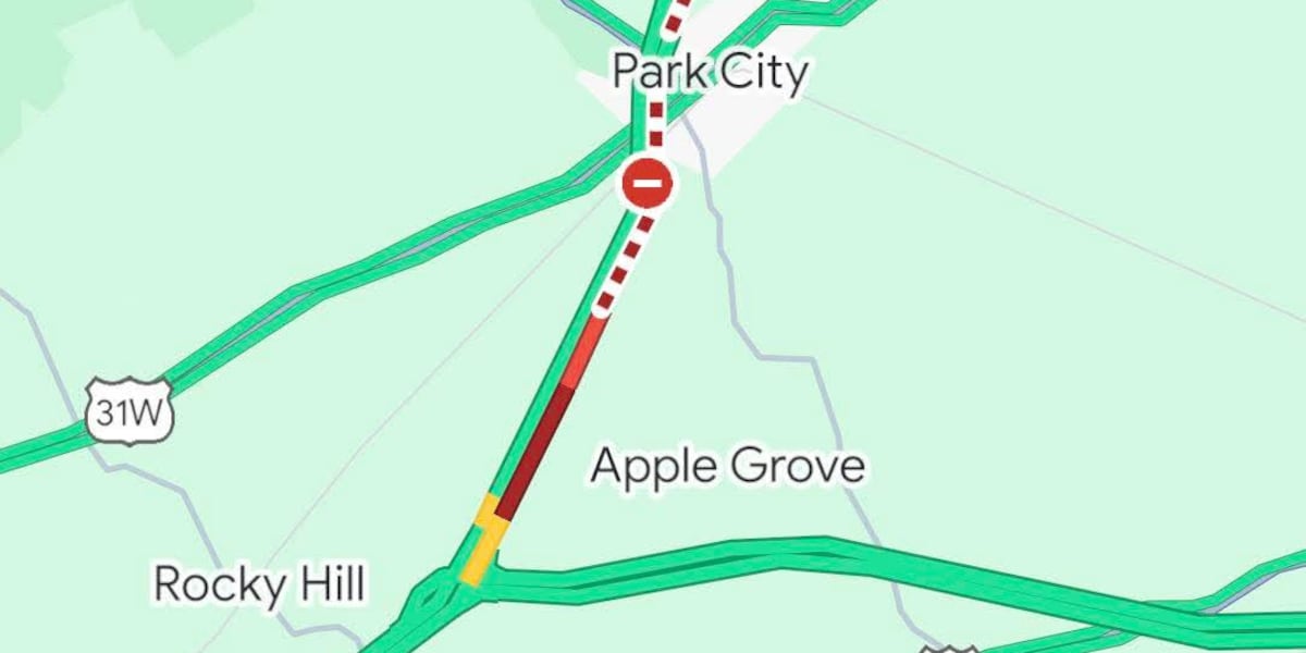 I-65 North CLOSED due to crash