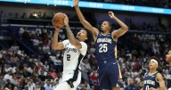 Spurs rookie guard Dylan Harper leaves game vs. Suns with calf injury