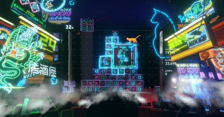 Lumines Arise is an almost perfect zen puzzle game