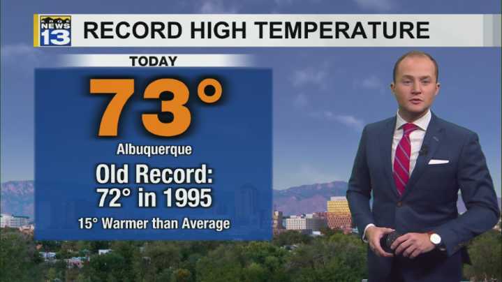 Record high temperatures possible again Friday