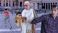 17 Illegal Immigrants Found Hiding Under Pope's Hat