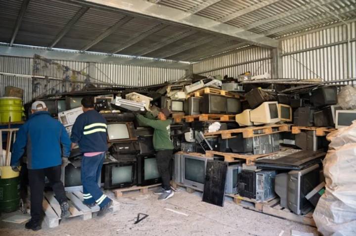 El municipio de Pico envió 11 mil kilos de residuos eléctricos a Córdoba