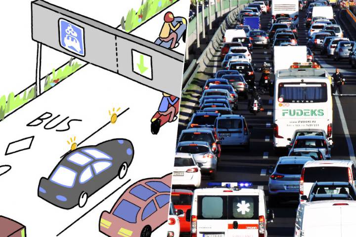 La A-2 tendrá un "radar de ocupación": es la respuesta de la DGT al reto del nuevo carril Bus