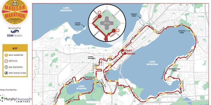 Road closures to be in place for Madison Marathon