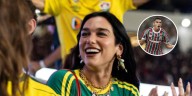 Dua Lipa habría sido la “cábala” para equipo de jugador colombiano en el futbol brasileño
