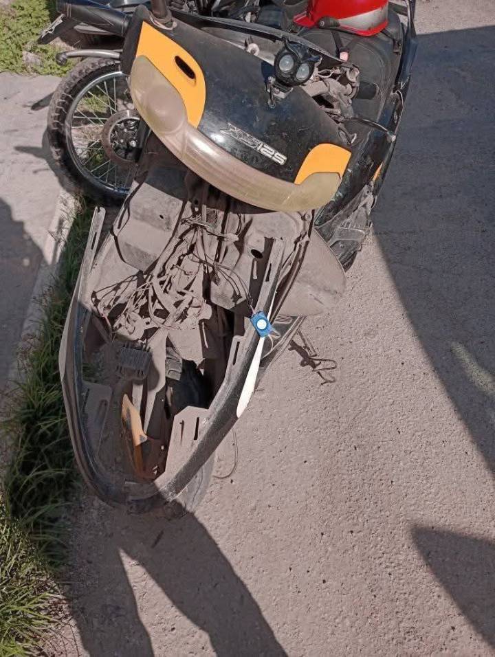 Bache provoca accidente en Ticul